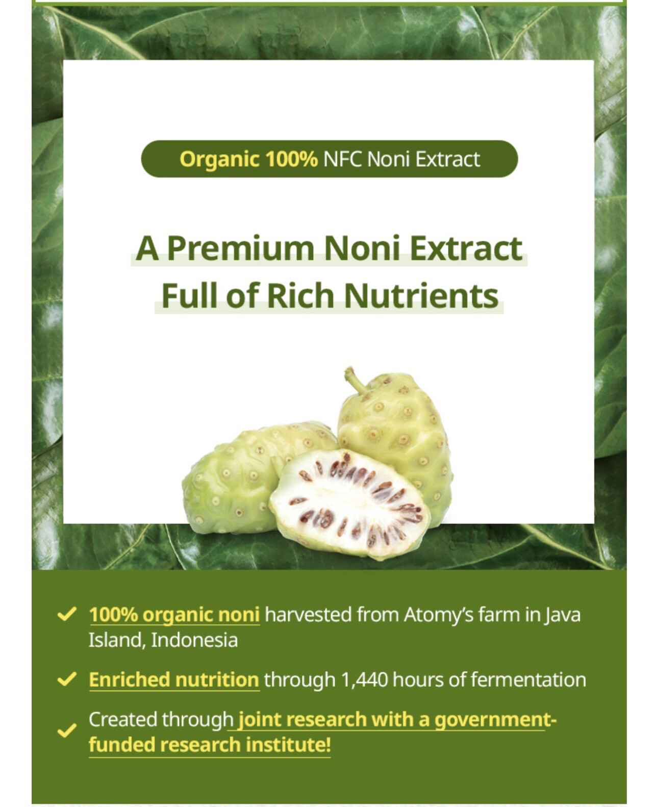 Atomy Organic Fermented Noni Concentrate 32 fl oz USseller Fast Shipping eBay