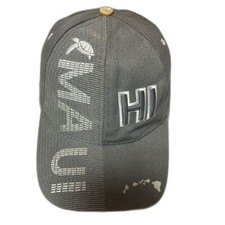 Maui Hawaii Island Crew Adjustable Snapback Gray Fabric Baseball Hat Cap