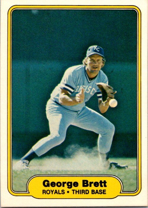 1982 Fleer #405 George Brett baseball card 8UUU