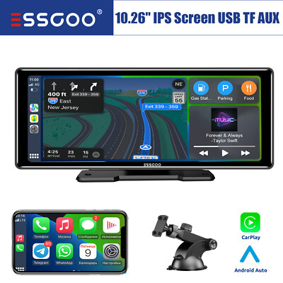 10.26'' Wireless Apple CarPlay Android Auto Autoradio IPS Bildschirm USB SD AUX
