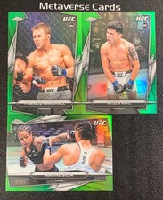 2026 Topps Chrome UFC Green Hyder Amil Karine Silva RC Rookie /75 Lot*3