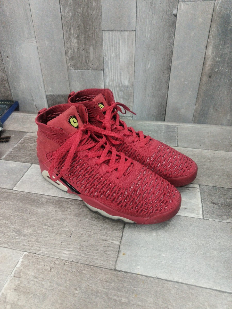 Nike Men 9.5 Jordan Flyknit Elevation-23 University Red Shoes