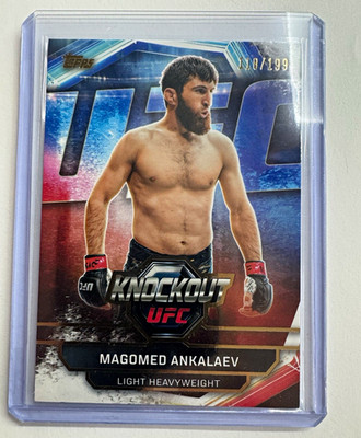 Topps 2026 Knockout UFC Magomed Ankalaev #11 Serial Numbered 118/199