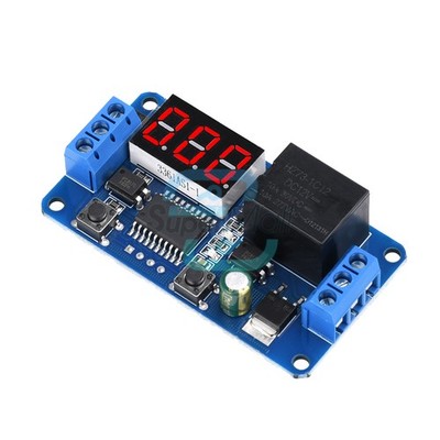 DC 12V LED Display Digital Delay Timer Control Switch Module PLC Automation