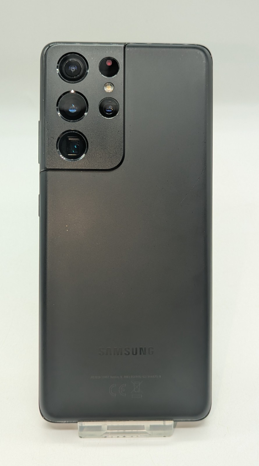 Samsung Galaxy S21 Ultra 5G 128GB SM-G998B/DS Unlocked Black (B) image 4