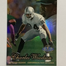 1998 Flair Showcase Charles Woodson Oakland Raiders Showtime Row 2 #28 RC 