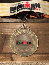 Ironman Medal 2010 Marathon Finisher 70.3 World Championship Race foster grant