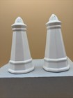 Pfaltzgraff Heritage Lighthouse Salt and Pepper Shakers  6" Tall & Serving Dish — photo 4