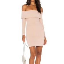 Nookie Mila Mini Nude Dress Large