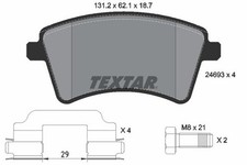 Bremsbelagsatz Vorne Trw-System für Mercedes Citan W415 Mixto Double ab 08-> Bremsbelagsatz Vorne Trw-System für Mercedes Citan W415 Mixto Double ab 08->