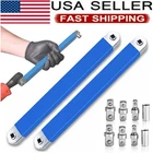 2 Pack Offset Extension Wrench Set Ratchet Spanner Wrench with Extender Adapter