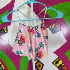 Bonnie Bianca, Floral Strappy Bikini Top. Girls Size XL 14 . Excellent condition