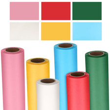 Colarr 6 Pack Bulletin Board Paper Roll Colored 19. 7 Inches X 50 Feet Fade