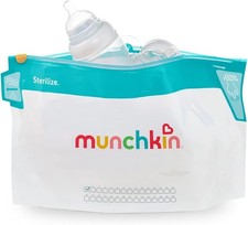 Munchkin Cool Touch Microwave Steriliser Bags, Pack of 6 Reusable Bags