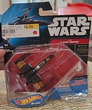 Star Wars Poe's X-Wing Fighter Die-Cast Model From Hot Wheels With Stand