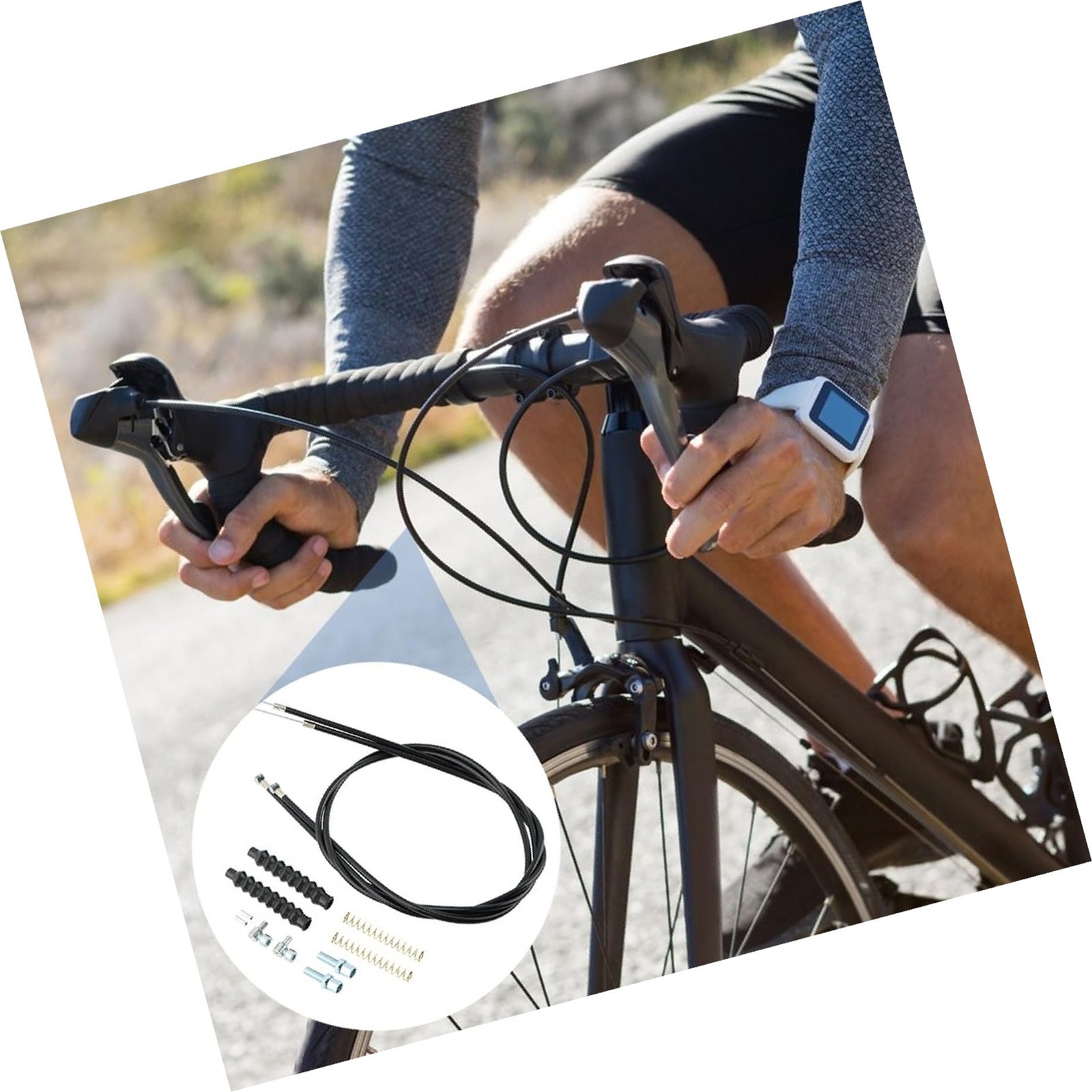 JIANWEI 14Pcs Brake Cable Drive Rollator Replacement Parts, 45" Brake Cable R...