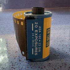 Kodak Ektachrome 35mm 135 film ISO 160 20 exp E6 slide reversal expired 60s/70s