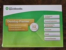 Intuit QUICKBOOKS Desktop PREMIER 2017 Windows 10 11 NO SUBSCRIPTION