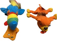 Vintage Meanies Series 1 Plush Lot Splat Road Kill Cat Hurley Toucan Tags