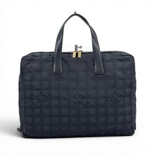 Borsa da lavoro CHANEL New Travel Line in nylon nero