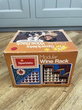 1970’s Sparklets Modular Wine Rack Unused Vintage Retro Kitchenalia Film Tv Prop