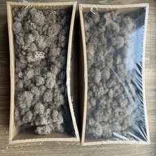 Grey Artificial Moss, 13oz per box, 2 boxes
