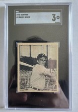 1948 Bowman Ralph Kiner #3 Rookie Card SGC 3. rookie card picture
