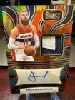 2024-25 Panini SELECT JONAS VALANCIUNAS GAME USED PATCH TIE DYE PRIZM AUTO /25