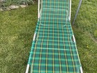 VTG Aluminum Frame Cot Nylon Plaid Folding Camping Lightweight Cot Bed 24” X 72” — photo 3