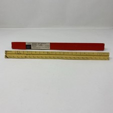 Vintage 12" Frederick Post Architects and Mechanical Engineers Scale Ruler 7301