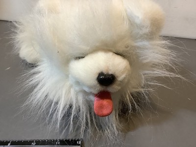 FurReal Friends Smoochie Pup 04 Animated Fluffy White Dog Sticks Out Tongue READ