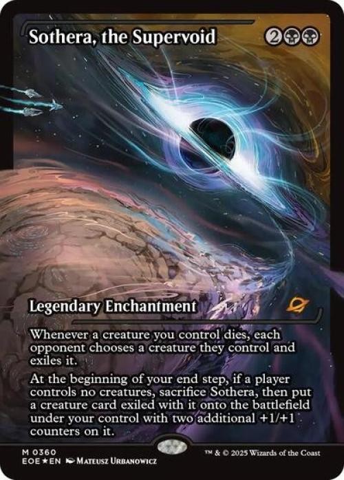 Sothera, the Supervoid (Showcase) -Foil Near Mint MTG Edge of Eternities