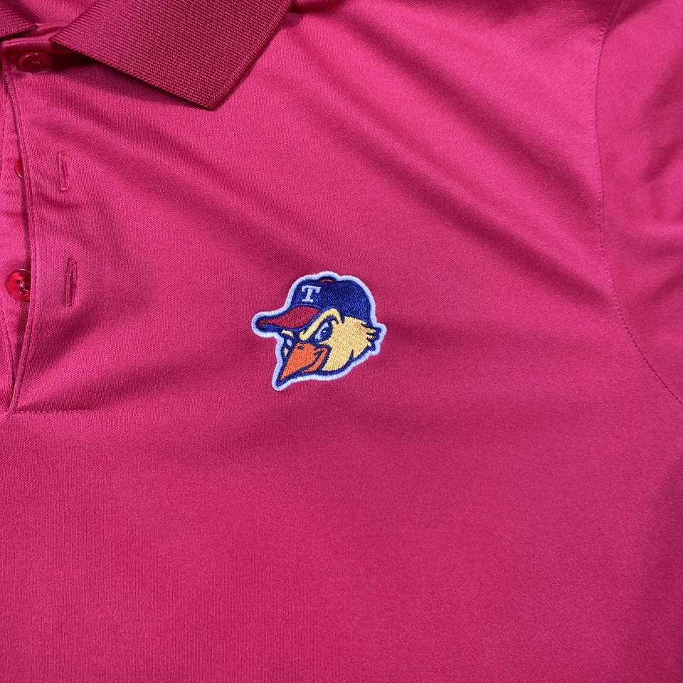 Toledo Mud Hens Polo Shirt Mens Large Red Antigua MILB Baseball - Image 4 of 4