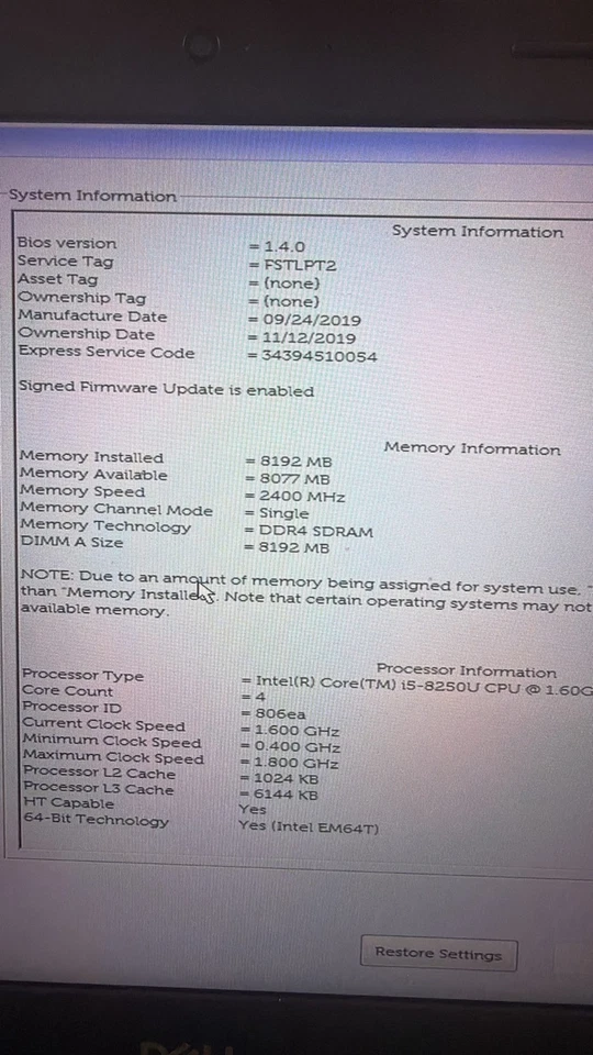 Dell Latitude 3300 · i5-8250U · 8GB · 256GB, photo 2 of 5