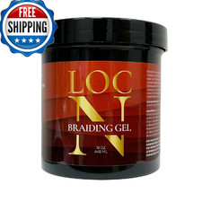 LOC N Professional Braiding Gel 16oz Extra Hold - Braid, Twist, Loc