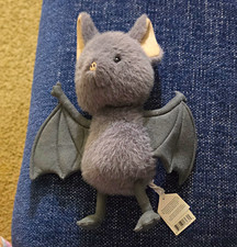 Jellycat Broox Bat Gray Plush Stuffed Animal Small 6-14 in BAT3B