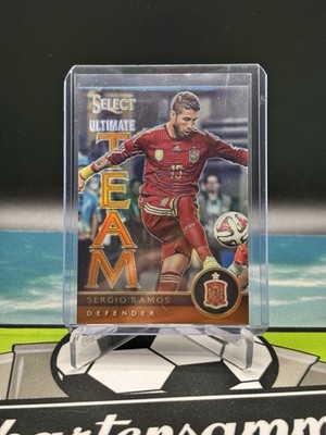 2015 PANINI Select Soccer Ultimate Team Orange Prizm /149 Sergio Ramos Spain