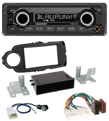 Blaupunkt MP3 Bluetooth USB AUX Autoradio für Toyota Yaris (11-14) - schwarz