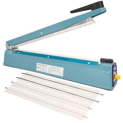 Seelaugh Impulse Sealer 16 Inch Heat Sealer For Plastic Bags Metal Plastic Bag