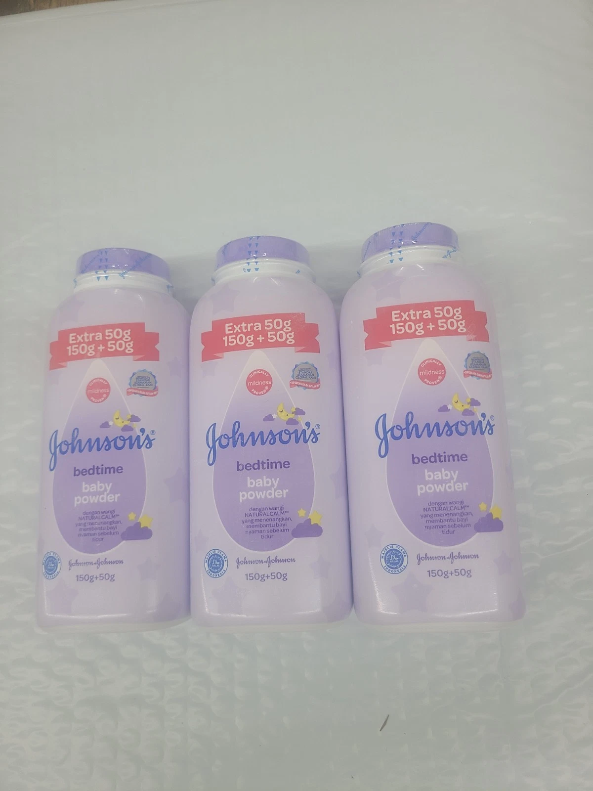 3 Pack Johnson's Baby Powder Bedtime 200 g 02/26 NEW
Opens in a new window or tab