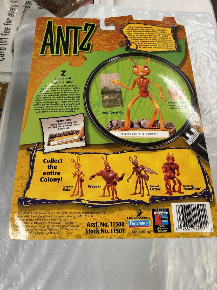 1998 Playmates Toys Antz Z Action Figure NIB New Toy Vintage | eBay