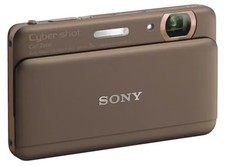 Sony Cyber-shot DSC-TX55 Compact -100% Working-Brown Vintage Digital Camera