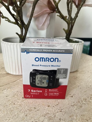 #ad Omron 7 Series BP6350 Wrist Blood Pressure Monitor Black SEALED $40.00