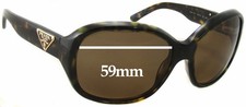 SFx Replacement Sunglass Lenses fits Prada SPR10M - 59mm Wide