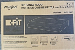 Bouton à remous 30 d'un pouce 270-CFM Hotte noire sous la portée du Cabinet WVU17UC0JB
