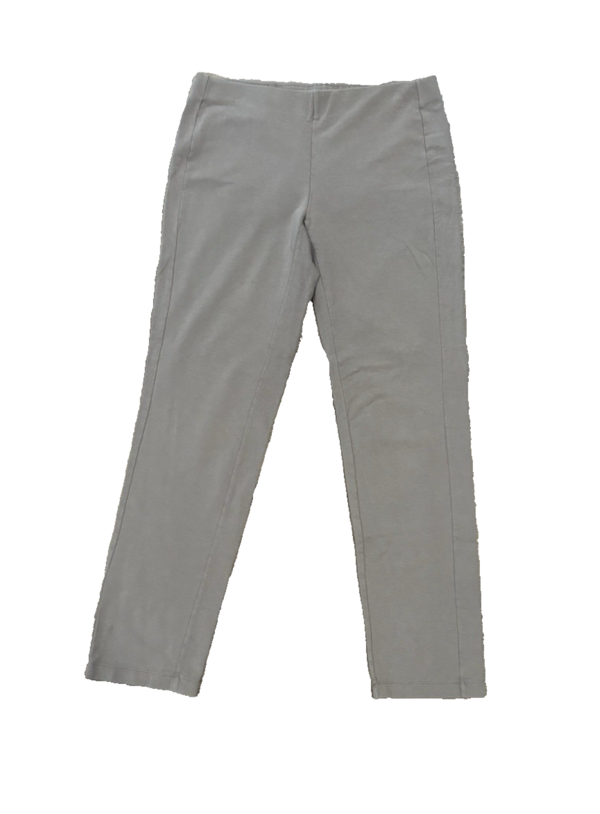J Jill Pure Jill Soft Pants Womens Small Gray Slim Leg Pull On Elastic Waist