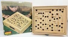 Vintage BRIO Of Sweden Wooden Labyrinth Maze Game No Ball Bearing w/ Box Cover