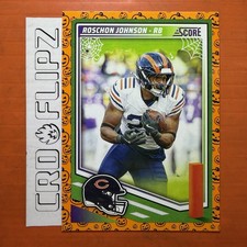 2025 Score-A-Treat Football Pumpkin #20 - Roschon Johnson - Chicago Bears