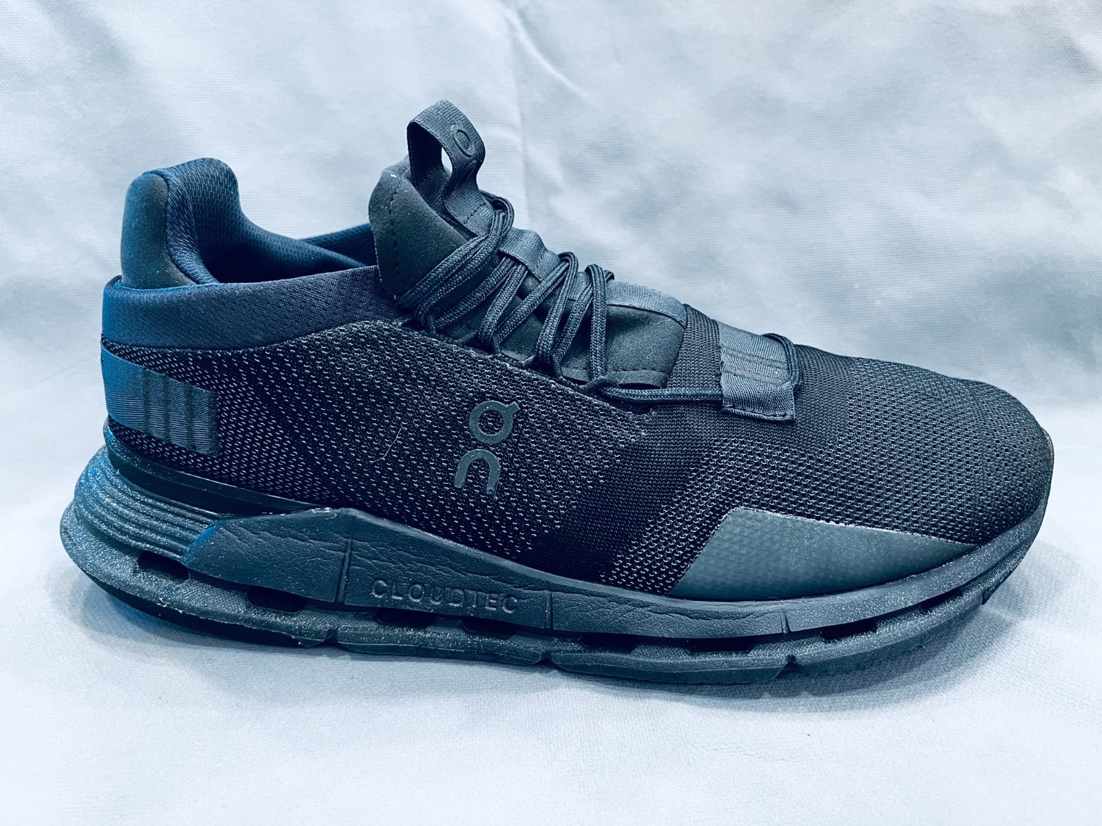 Men 10.5, ON Cloud Cloudnova Black Eclipse Triple… - image 2