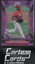 Reiver Sanmartin 2022 Panini Chronicles #38 Certified Purple Reds Rookie 20/49